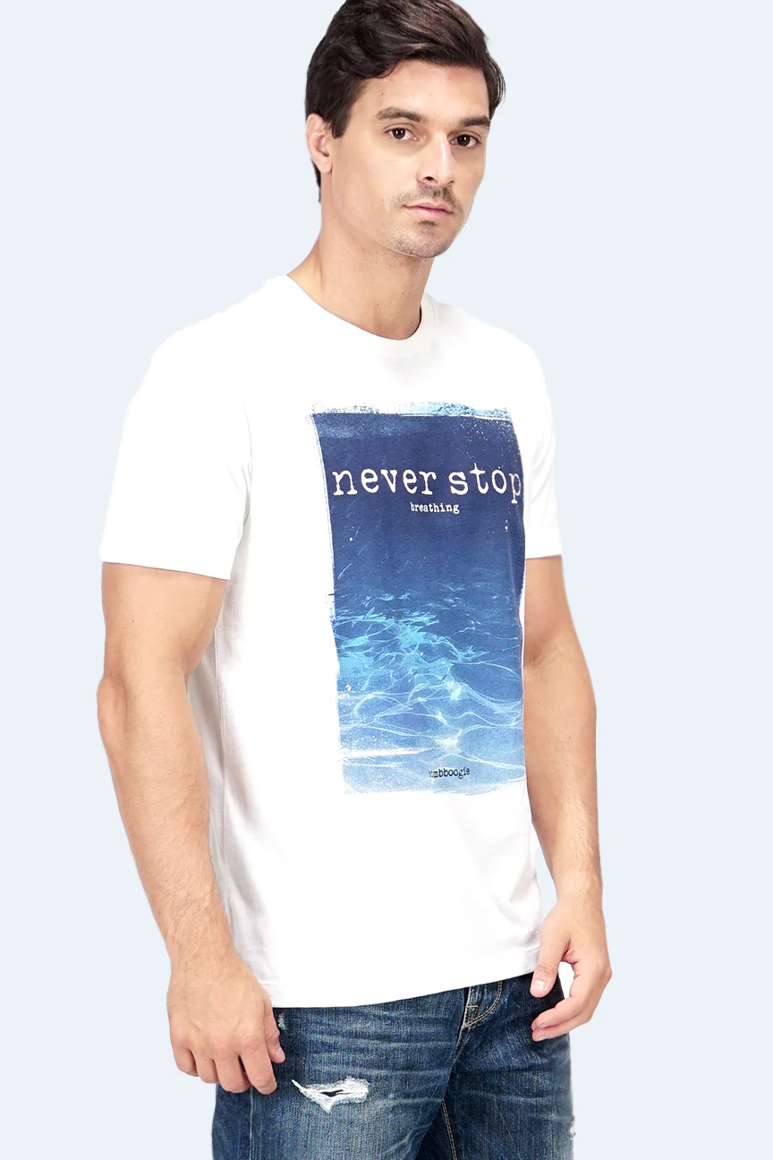 T-Shirt Lengan Pendek Anexty Offwhite