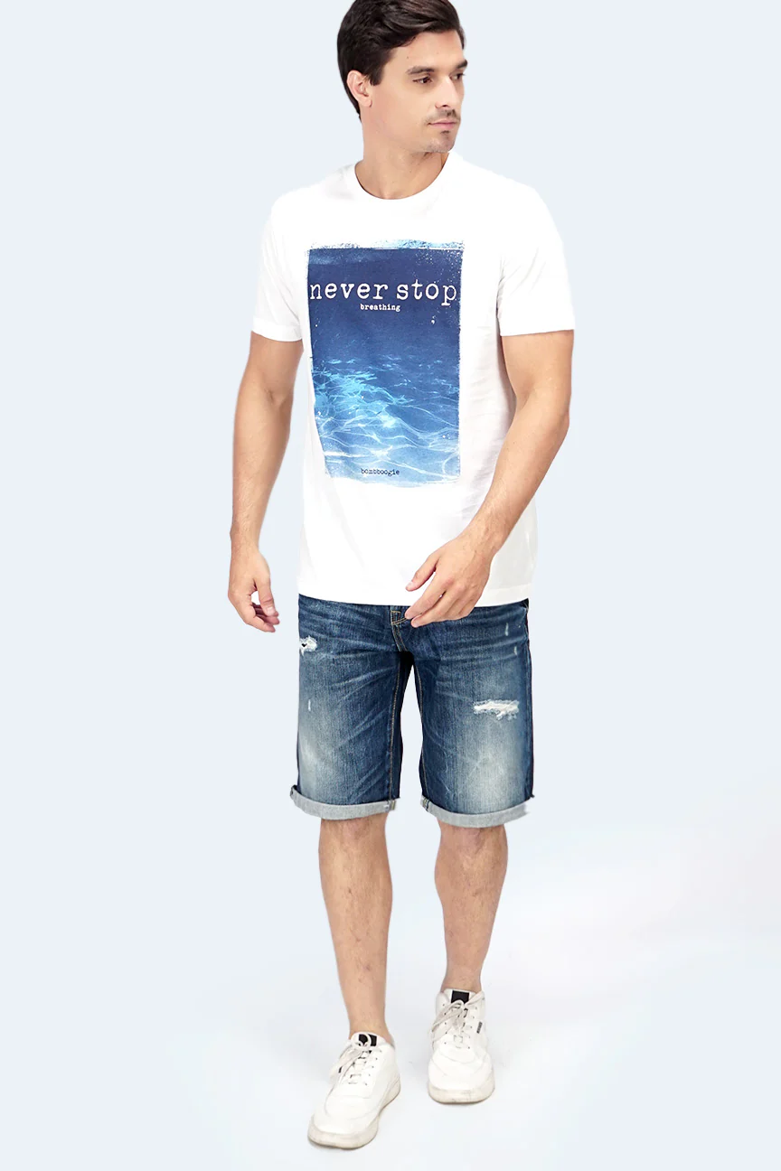 T-Shirt Lengan Pendek Anexty Offwhite - Image 2