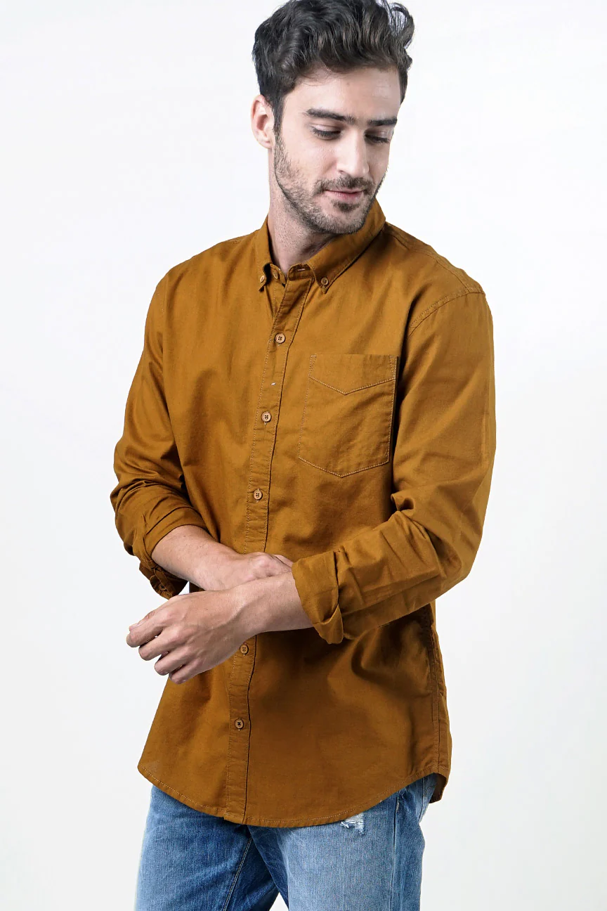 Kemeja Lengan Panjang Aspact 2.0 Brown
