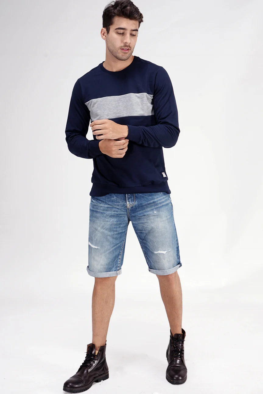 Sweater Asthon Navy - Image 2