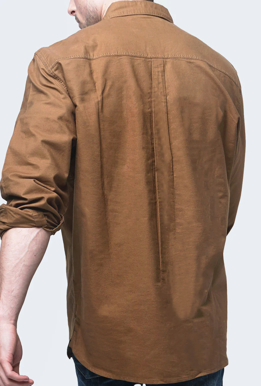 Kemeja Lengan Panjang Atlas 2.0 Brown - Image 3