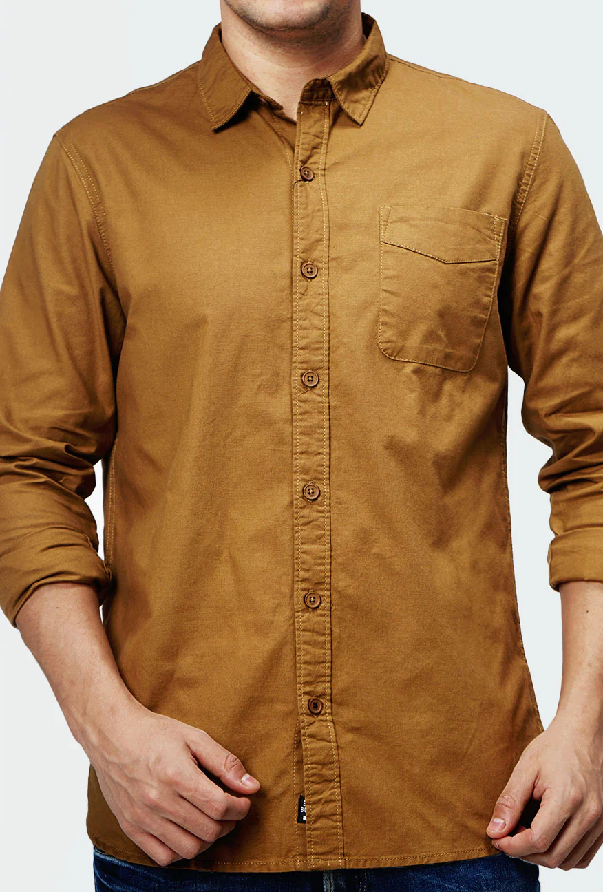 Kemeja Lengan Panjang Atlas 2.0 Dark Brown - Image 5