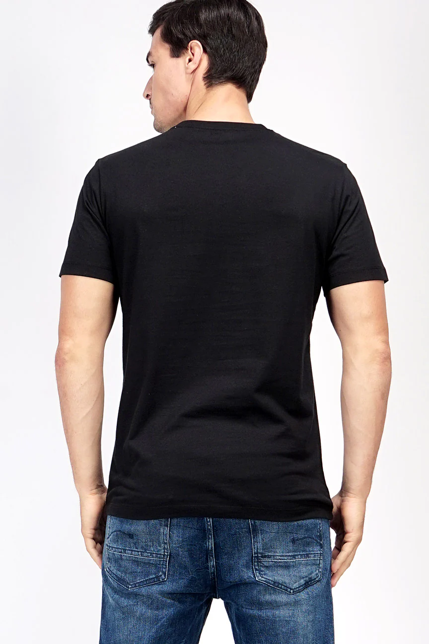 T-Shirt Lengan Pendek Basereiten Black - Image 4