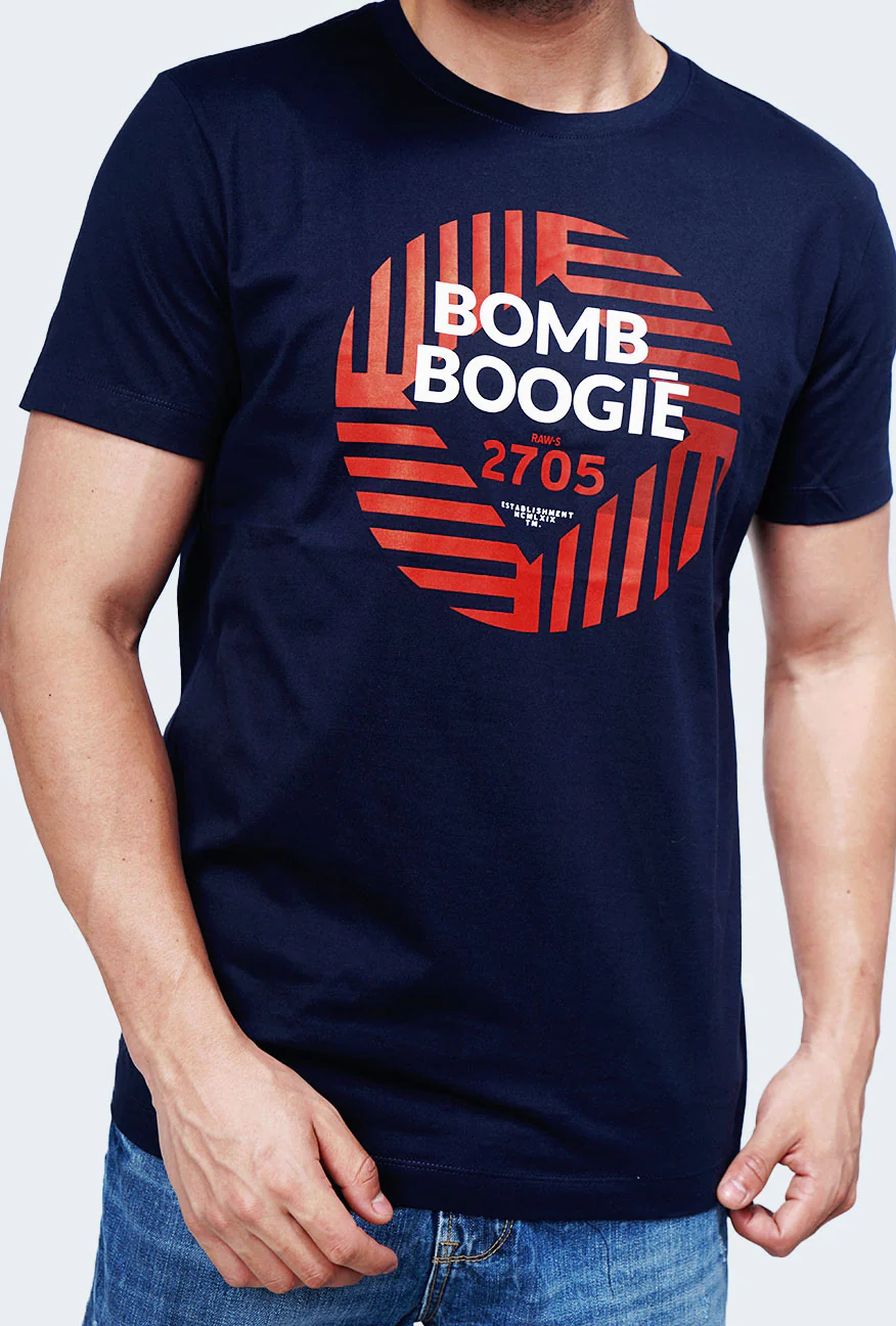 T-Shirt Lengan Pendek Blyss Dark Navy - Image 2