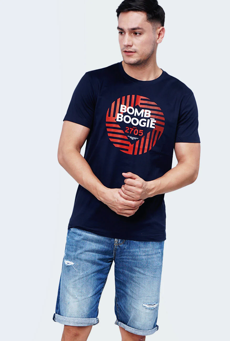 T-Shirt Lengan Pendek Blyss Dark Navy - Image 5