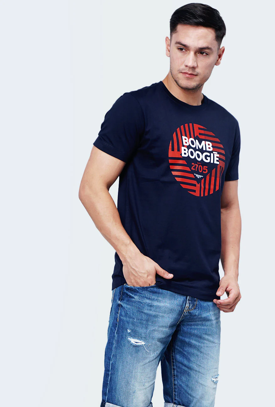 T-Shirt Lengan Pendek Blyss Dark Navy - Image 7