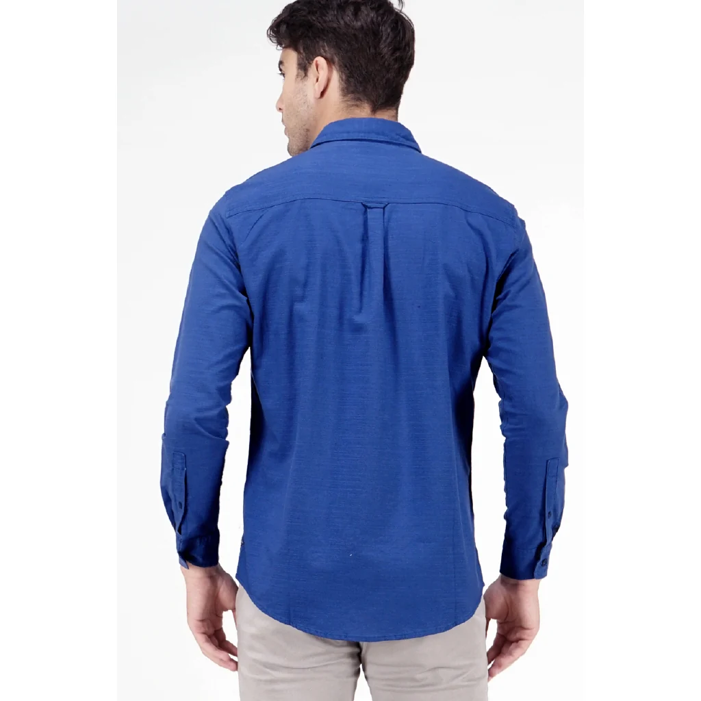 Kemeja Lengan Panjang Bombboogie Douze 2.0 Navy - Image 2