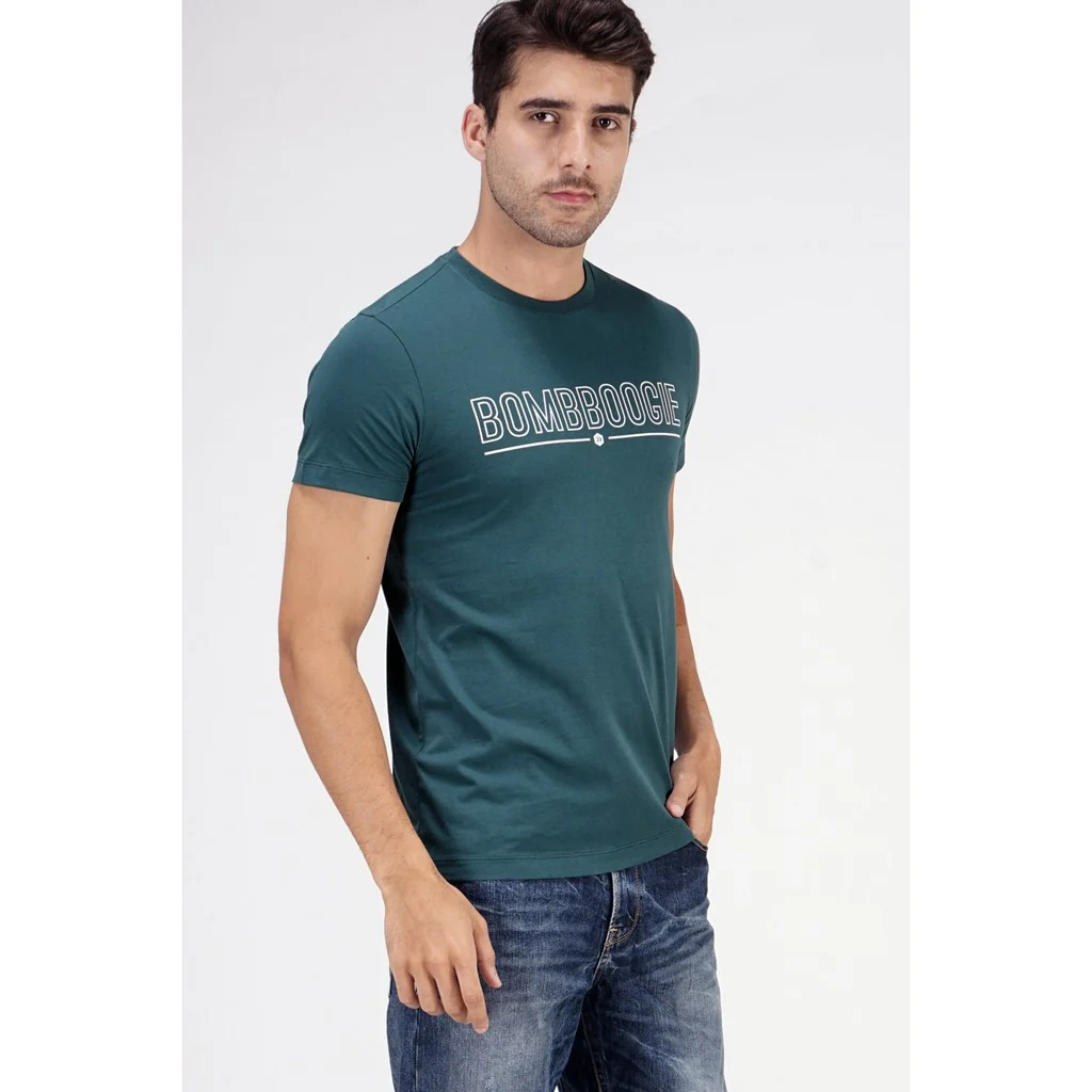 T-Shirt Lengan Pendek Franera Dark Green - Image 2