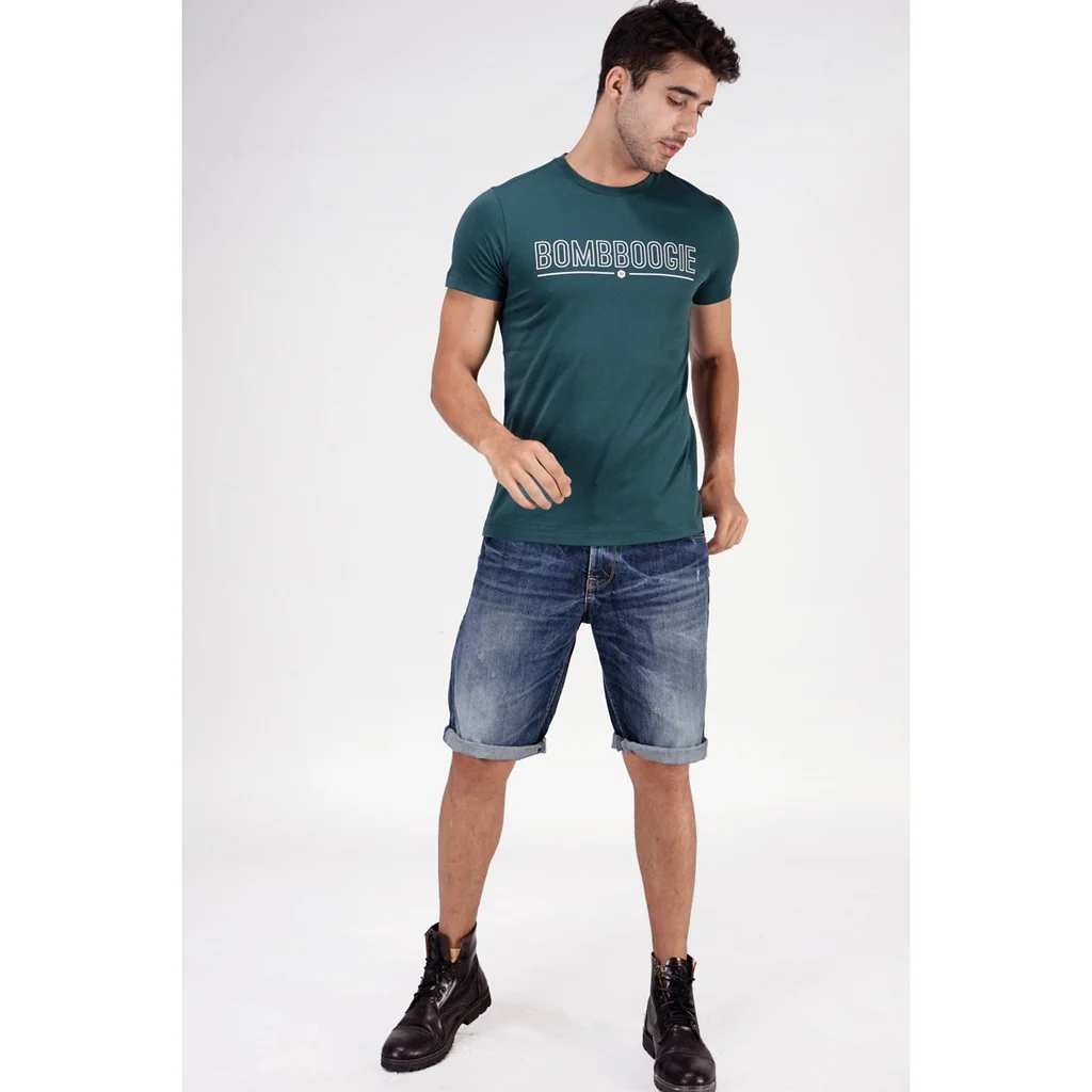 T-Shirt Lengan Pendek Franera Dark Green - Image 4
