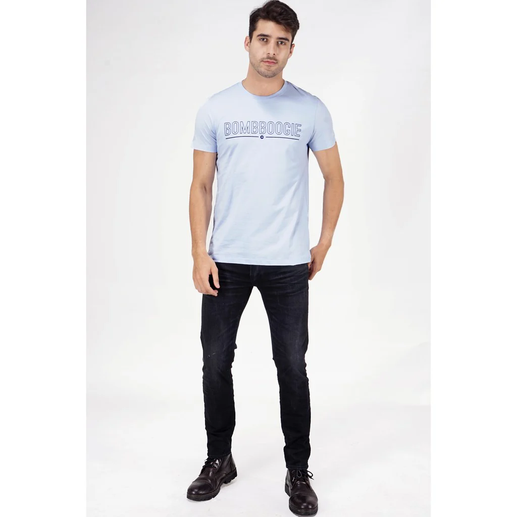 Bombboogie Franera Light Blue Tee 12A22B4LL - Image 3