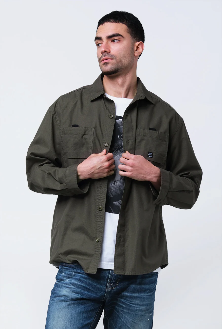 Jaket Lengan Panjang Regular Clayton Army