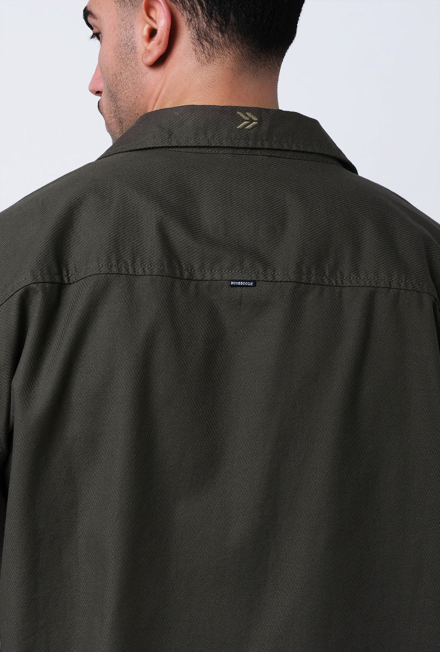 Jaket Lengan Panjang Regular Clayton Army - Image 3