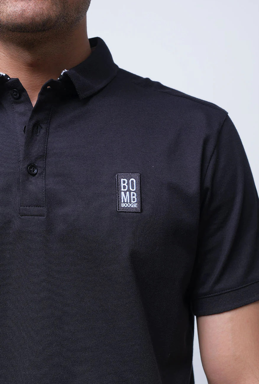 Polo Shirt Riskgoner Black - Image 5