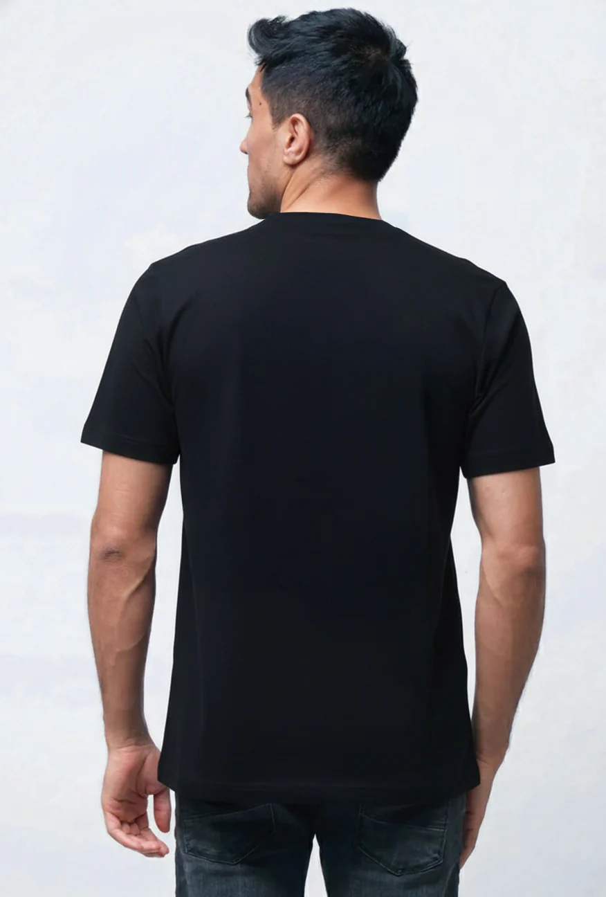 T-Shirt Lengan Pendek Slimfit Barlow Black - Image 3