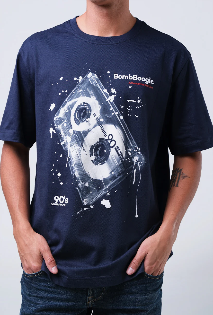 T-Shirt Lengan Pendek Regular Valero Dark Navy 2.0 - Image 4