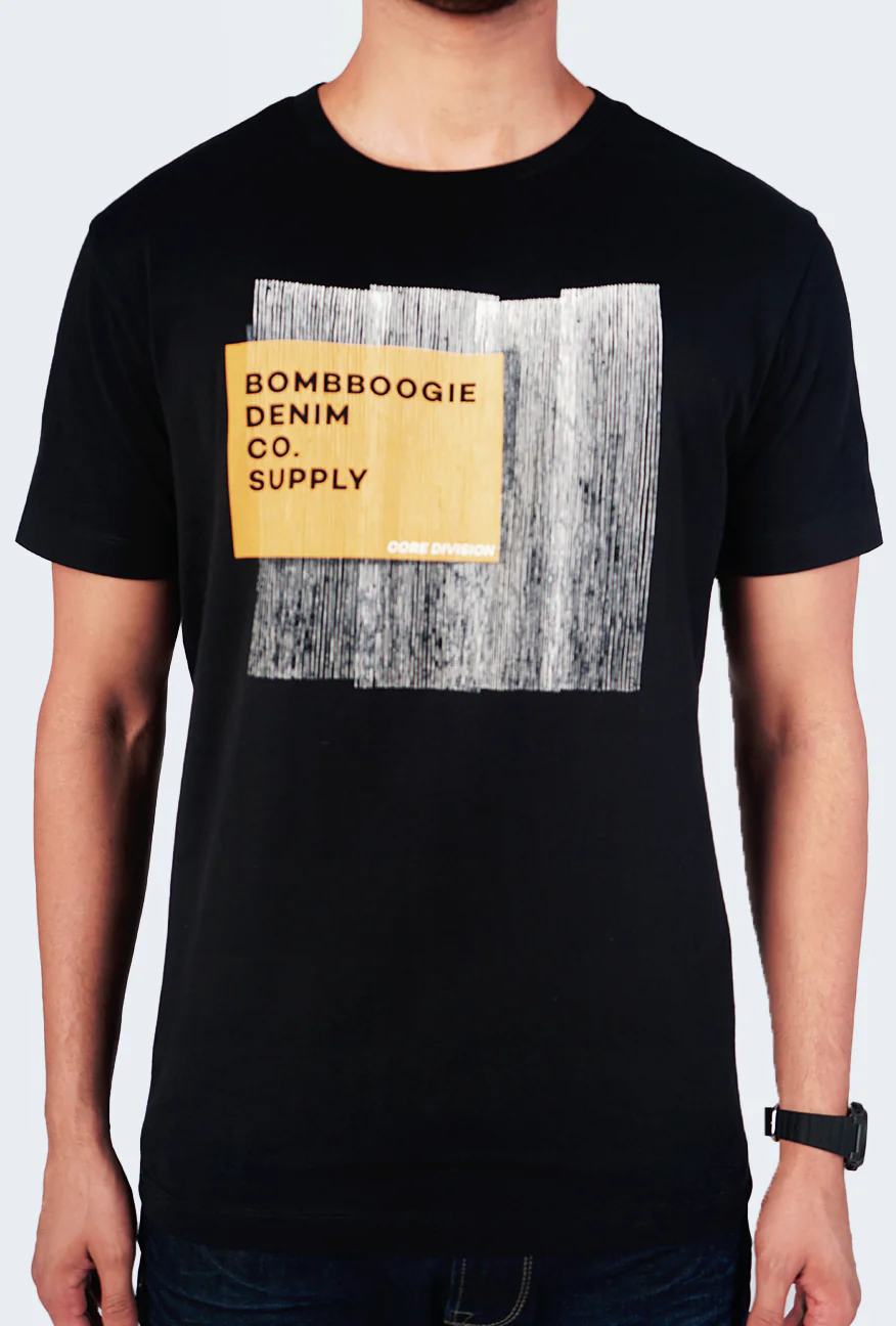 T-Shirt Malvy Black Slimfit - Image 2