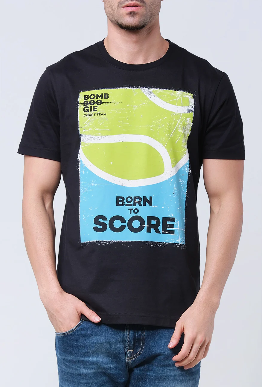 T-Shirt Lengan Pendek Slimfit Dribby Black - Image 5
