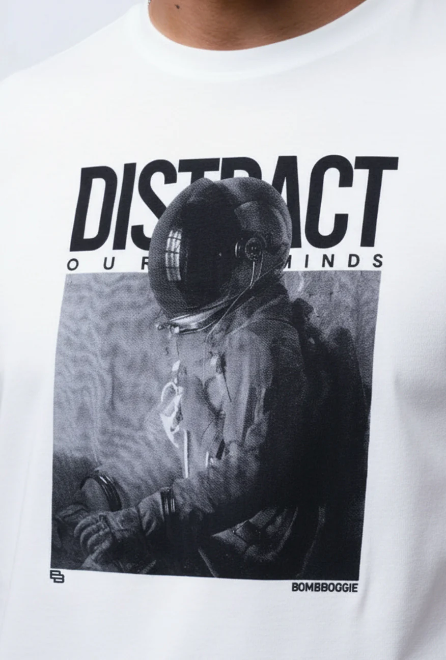 T-Shirt Lengan Pendek Slimfit Estoismo Offwhite - Image 3