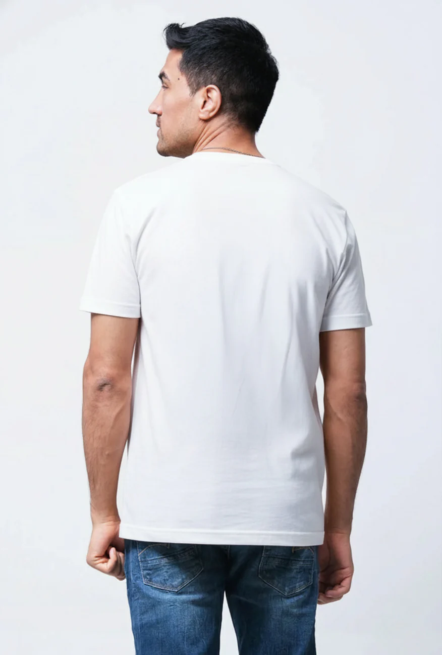 T-Shirt Lengan Pendek Slimfit Estoismo Offwhite - Image 4