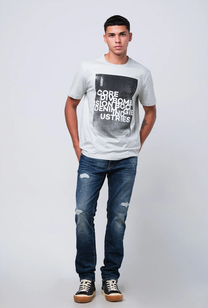 T-Shirt Lengan Pendek Slimfit Flaxary Dusty Mint - Image 2