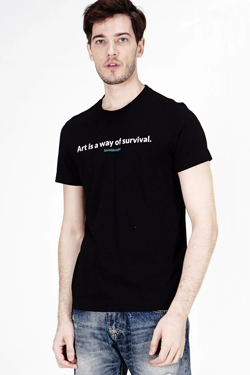 T-Shirt Lengan Pendek Vetorias Black
