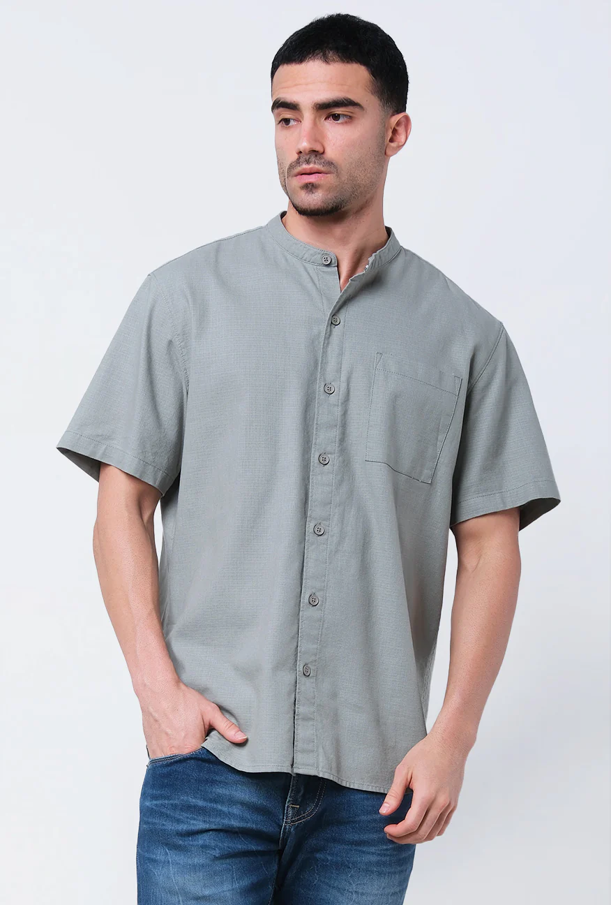 Kemeja Koko Regular Macos Sage Green - Image 4