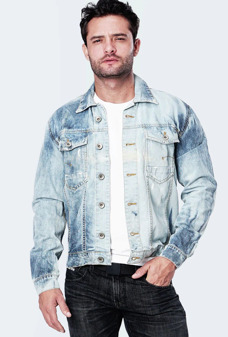 Jaket Bombboogie Light Blue Denim