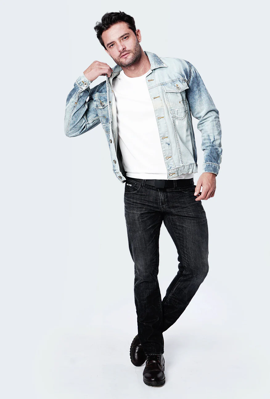 Jaket Bombboogie Light Blue Denim - Image 2