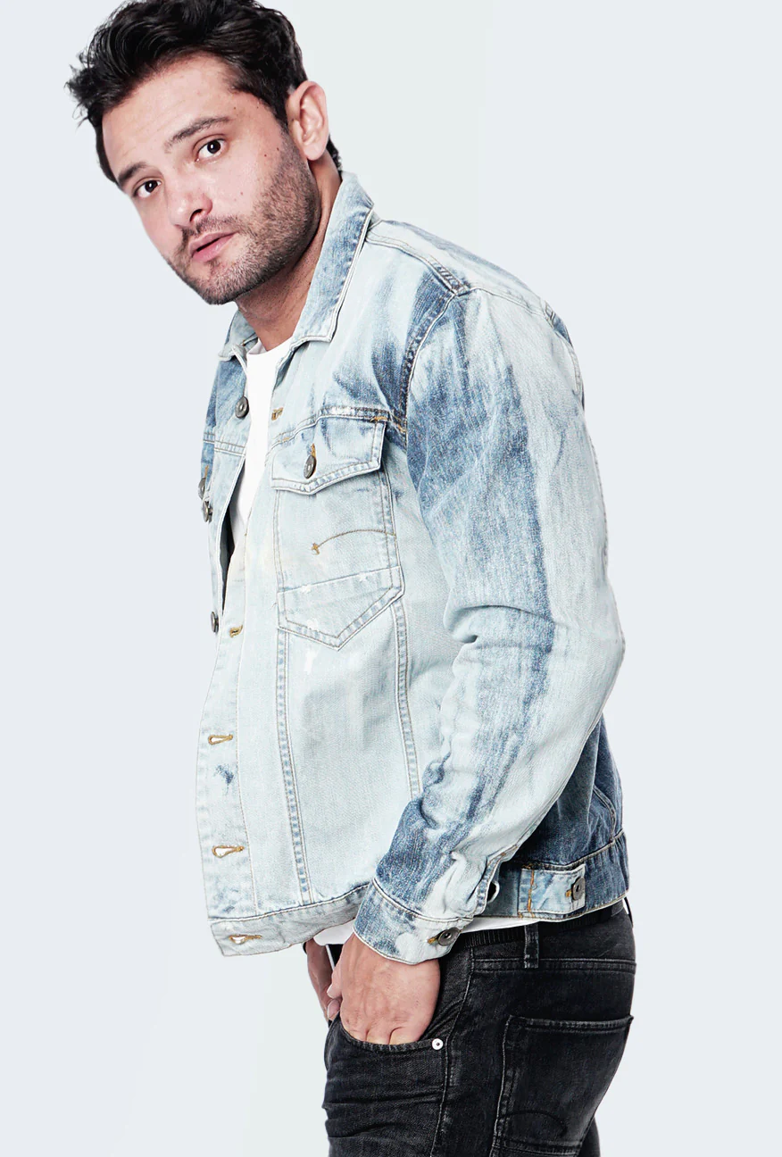Jaket Bombboogie Light Blue Denim - Image 3