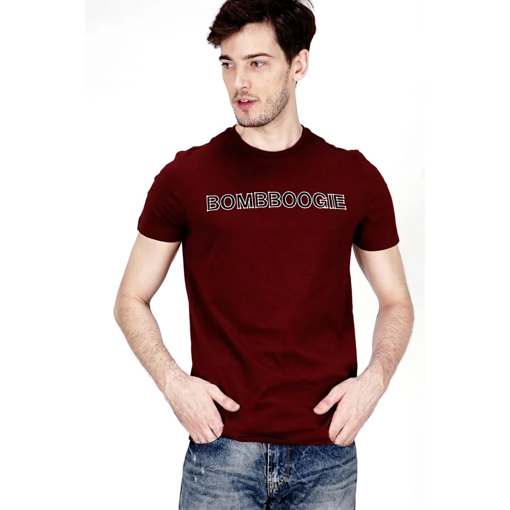 T-Shirt Lengan Pendek Nordsee Maroon