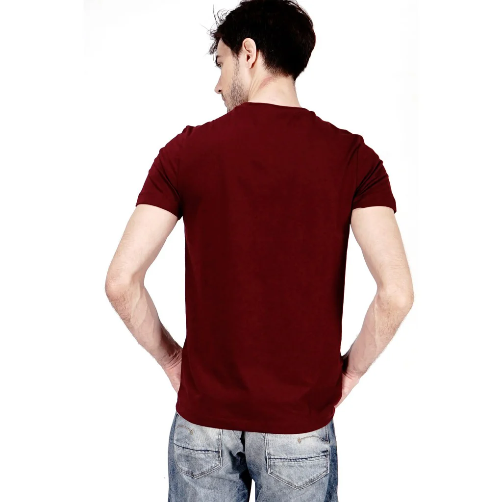 T-Shirt Lengan Pendek Nordsee Maroon - Image 3