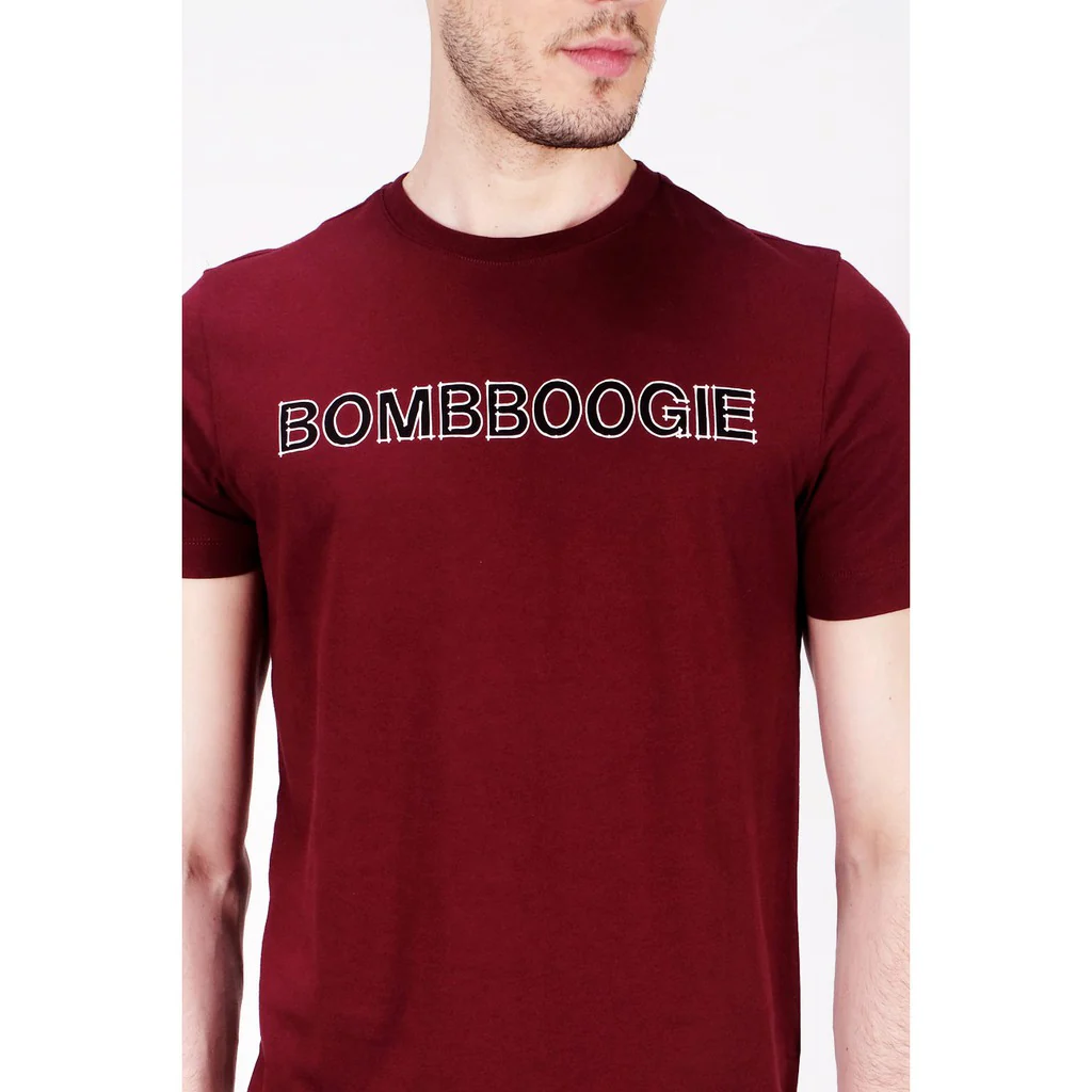 T-Shirt Lengan Pendek Nordsee Maroon - Image 5