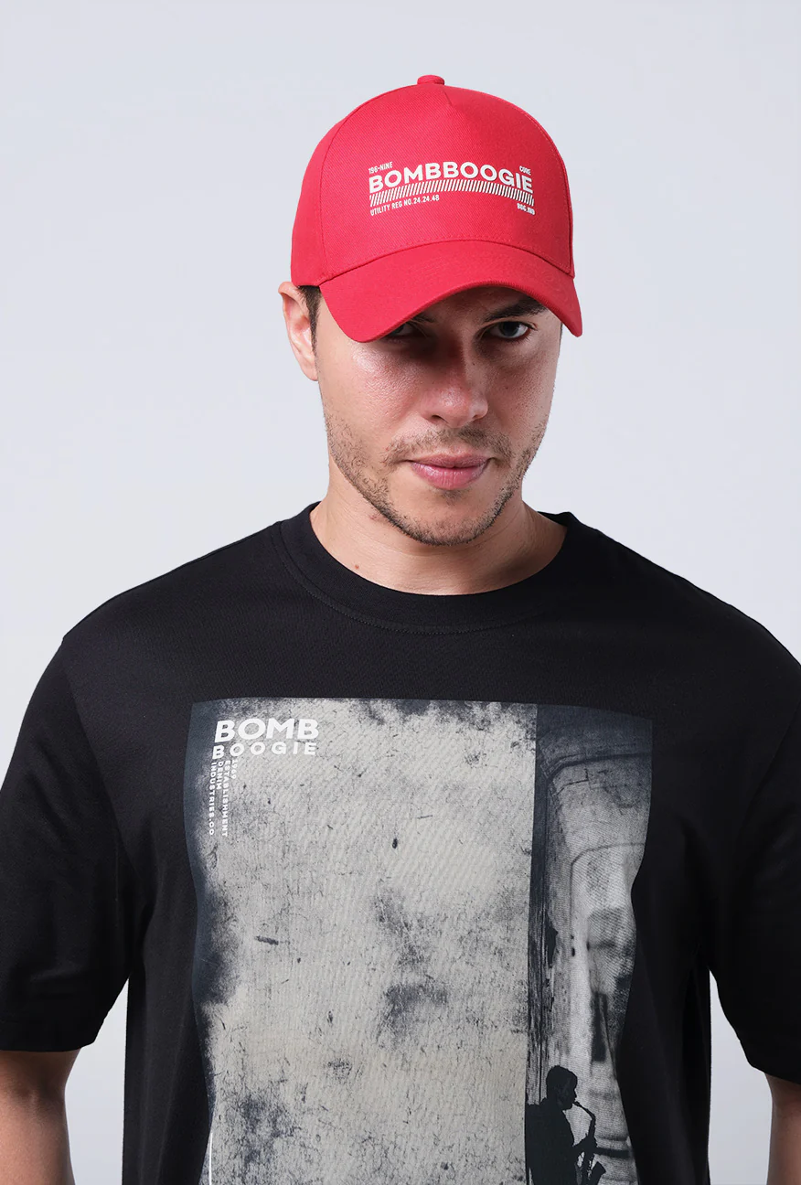 Topi Pria Miguel Red - Image 3