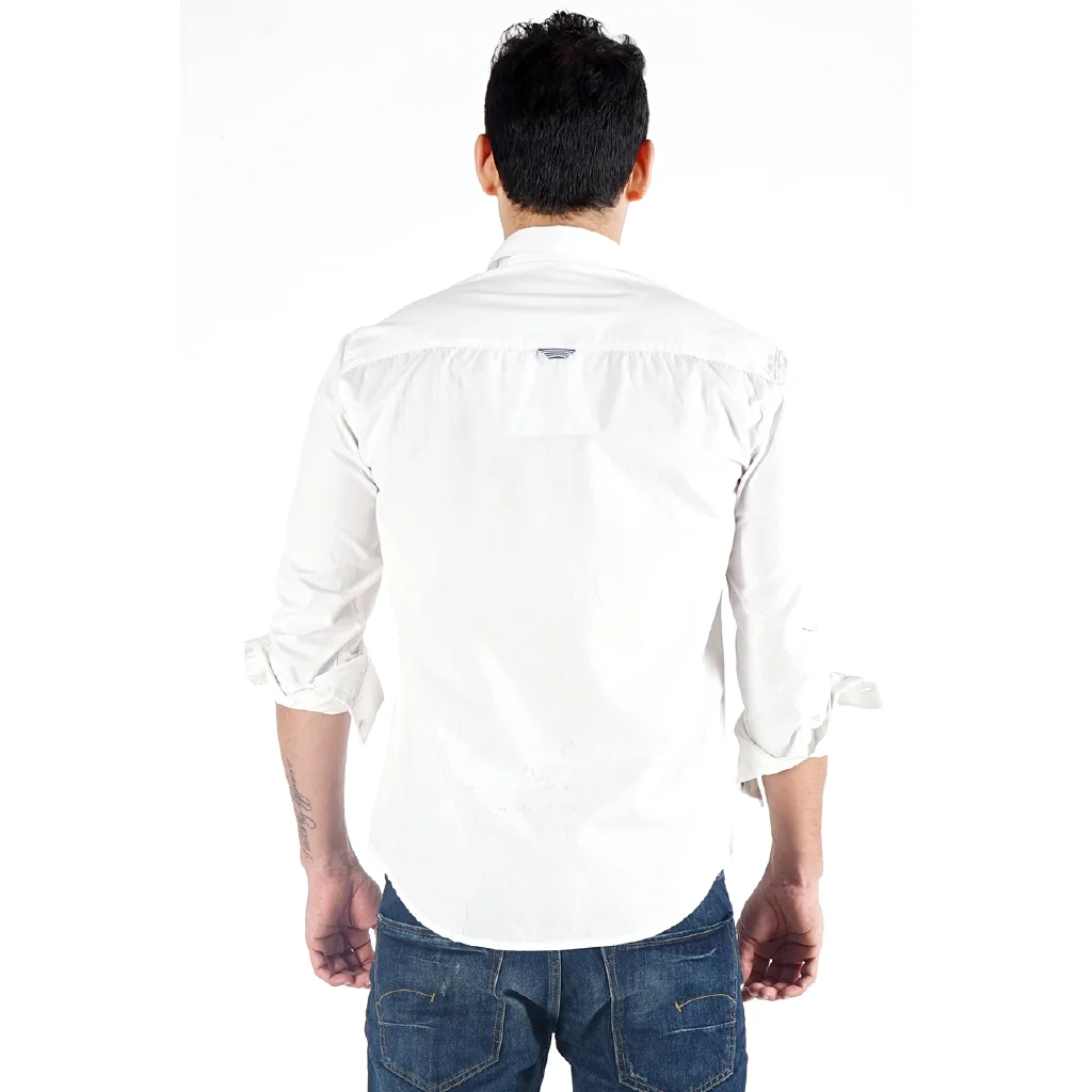 Kemeja Lengan Panjang White Orchid - Image 3