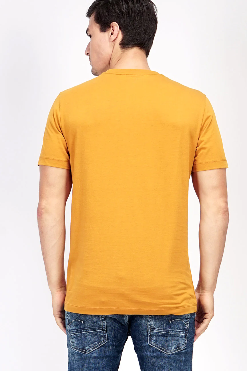 T-Shirt Lengan Pendek Brackish Dark Mustard - Image 3