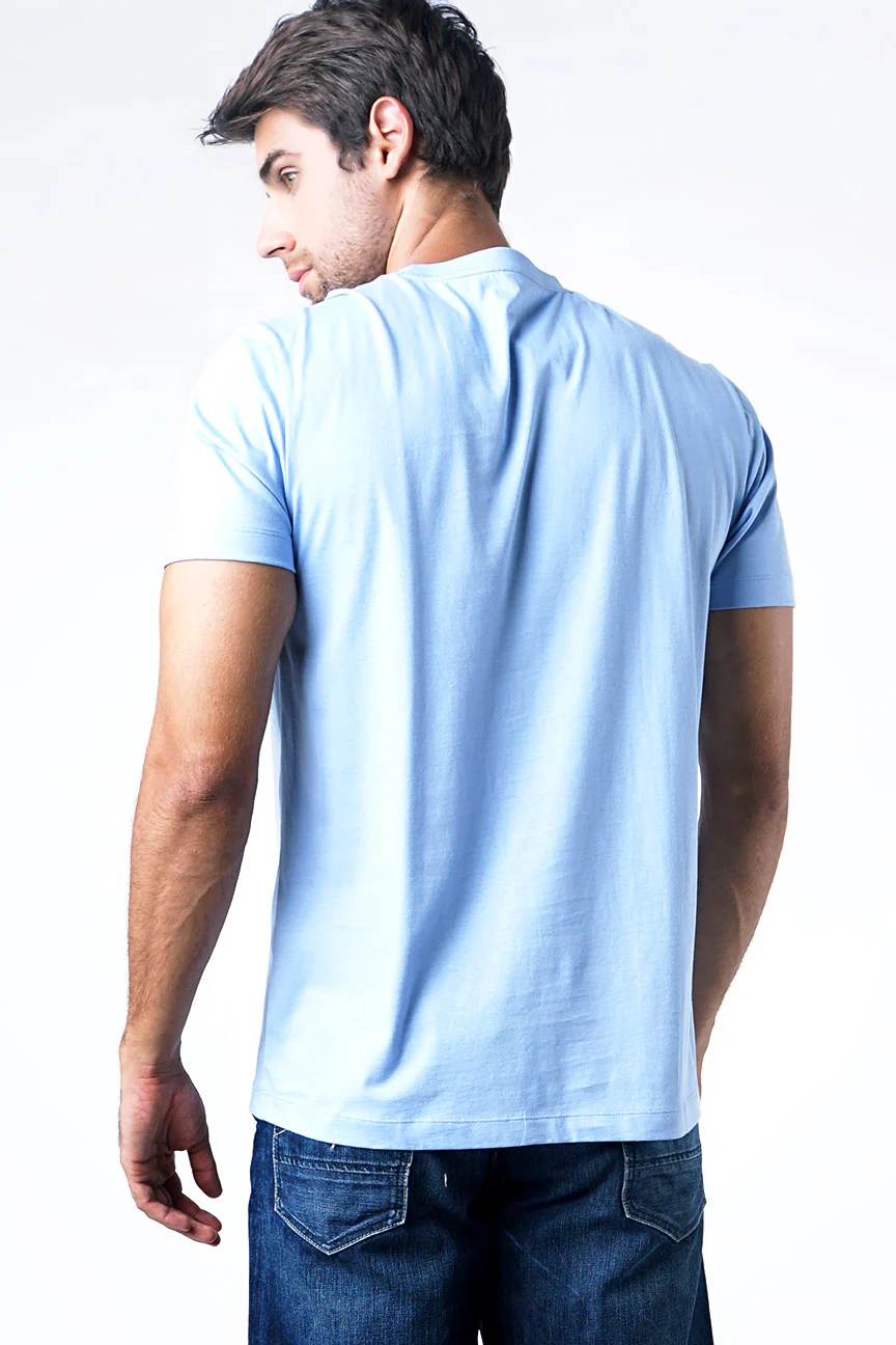 T-Shirt Lengan Pendek Briefbox Light Blue - Image 5