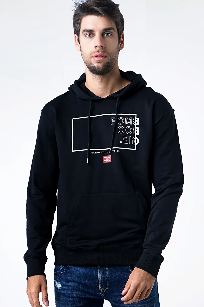 Sweater Hoodie Brittle Black