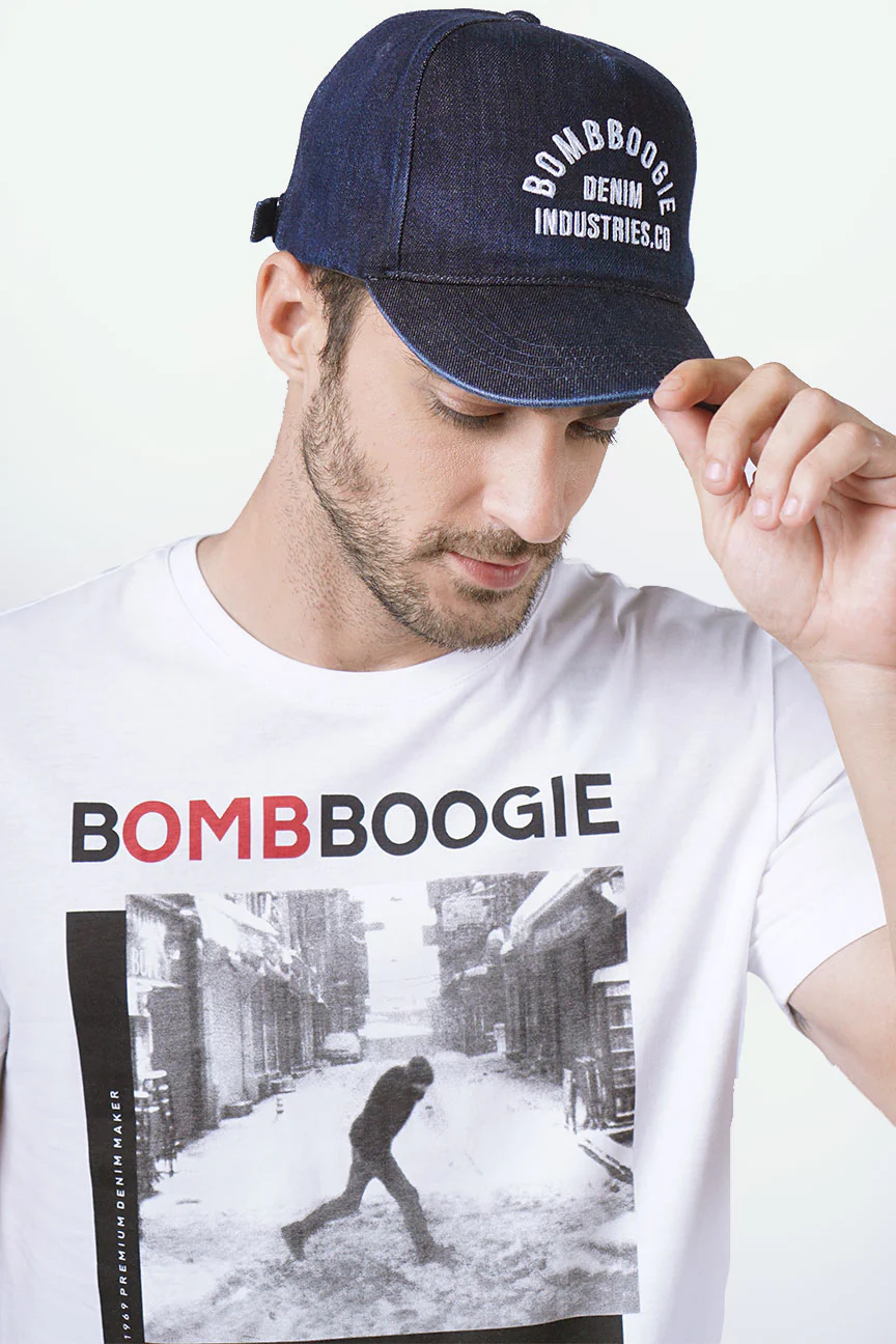 Topi Burnstead Dark Blue Denim
