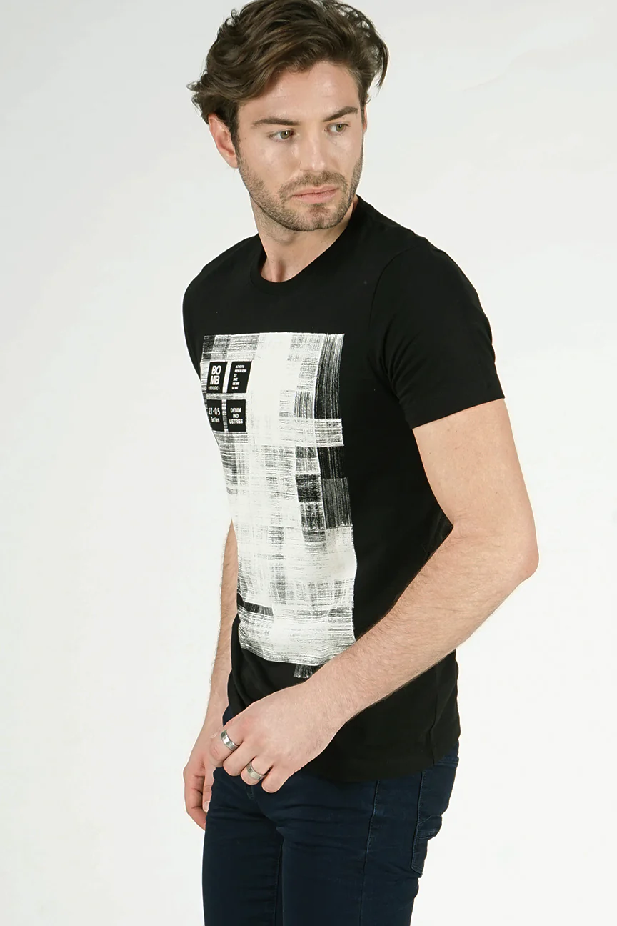 T-Shirt Lengan Pendek Buzzle Black - Image 2
