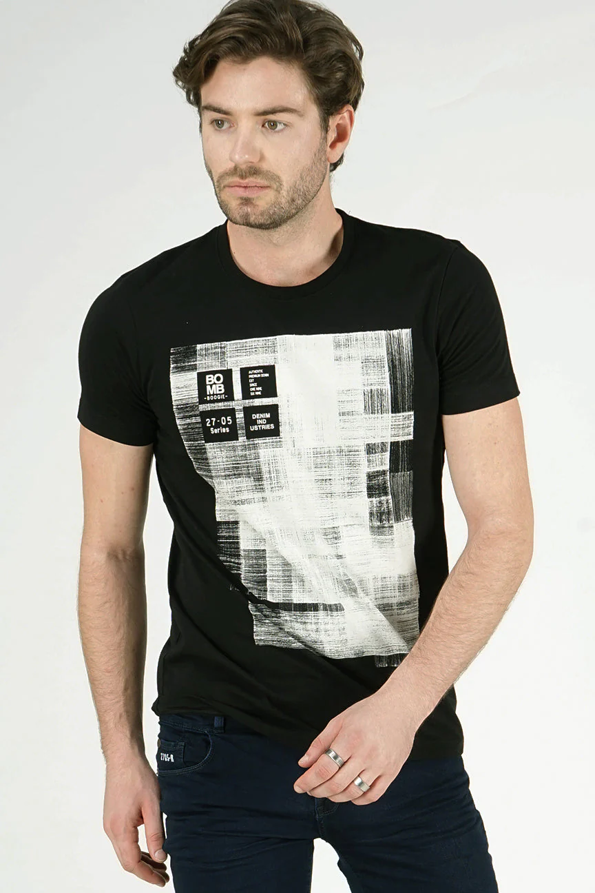 T-Shirt Lengan Pendek Buzzle Black - Image 3