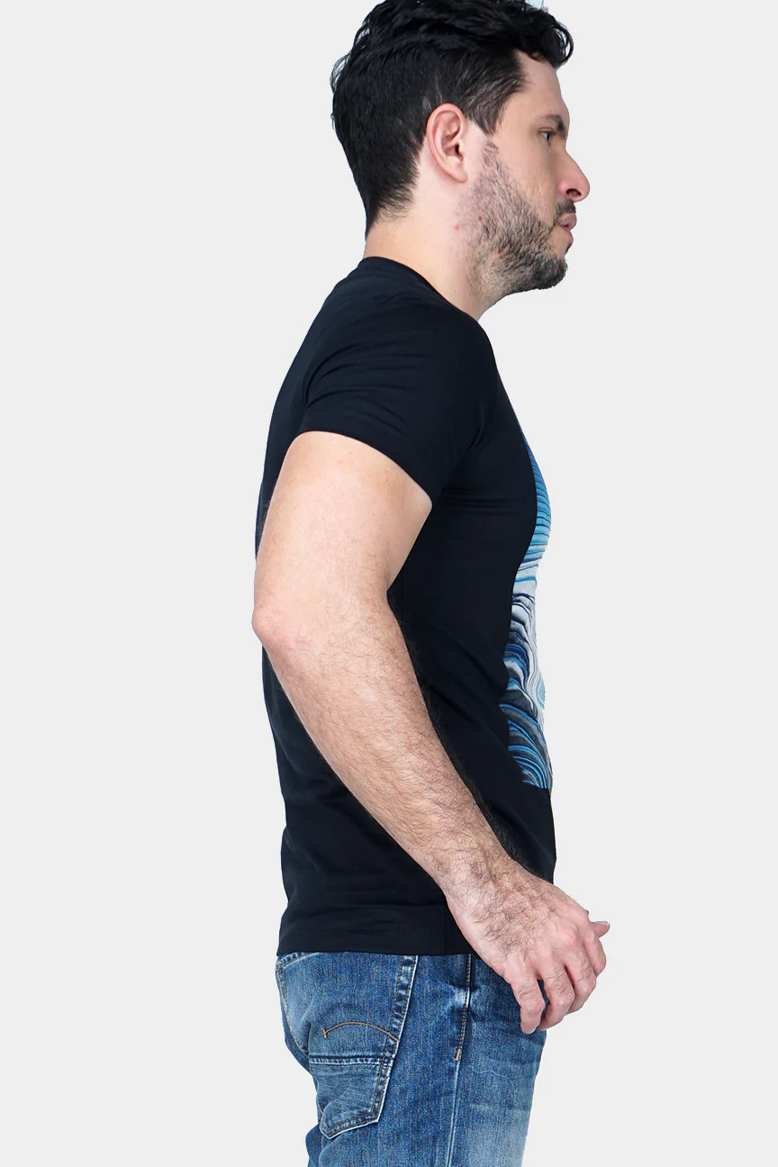 T-Shirt Lengan Pendek Caballo Black - Image 3