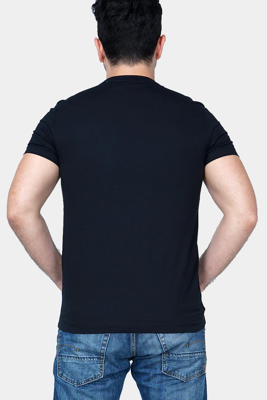 T-Shirt Lengan Pendek Caballo Black - Image 4
