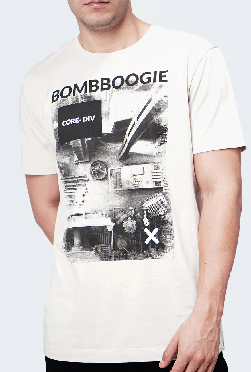 T-Shirt Lengan Pendek Calvez Light Khaki - Image 2