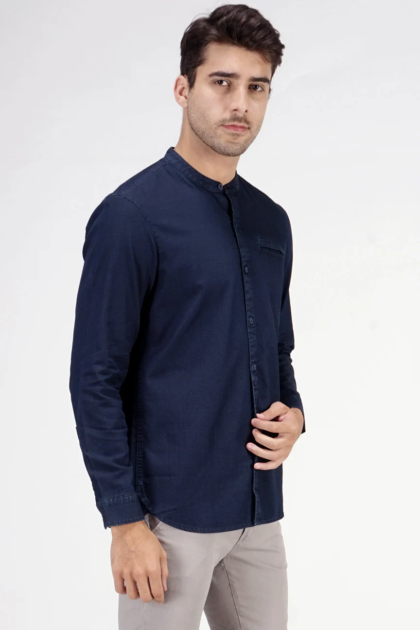 Kemeja Koko Camden Dark Blue Regular - Image 3