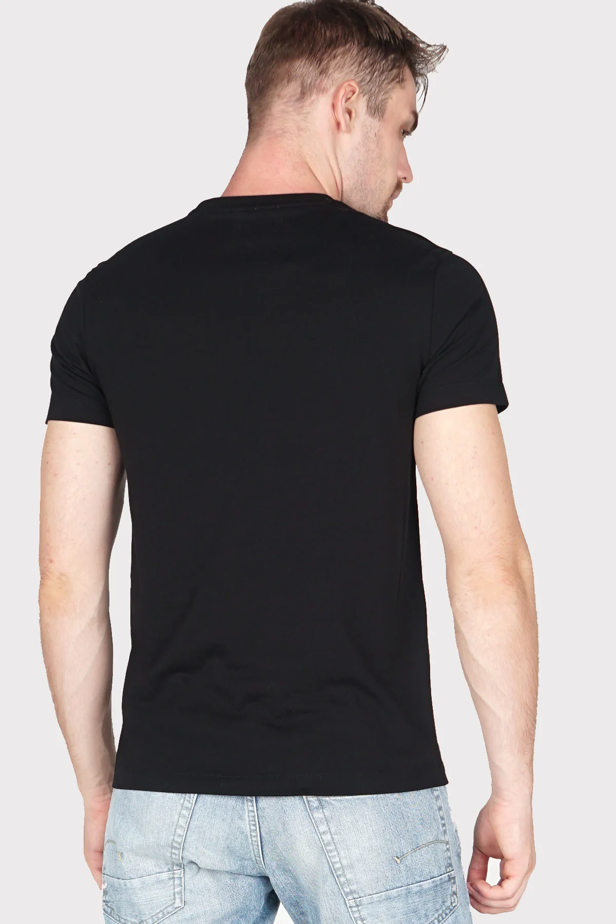 T-Shirt Lengan Pendek Caustic Black - Image 4