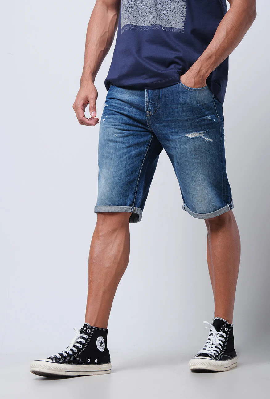 Celana Pendek J01 Series Medium Blue - Image 2