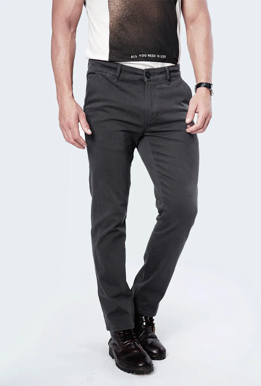 Celana Chinos H7 Series Dark Grey