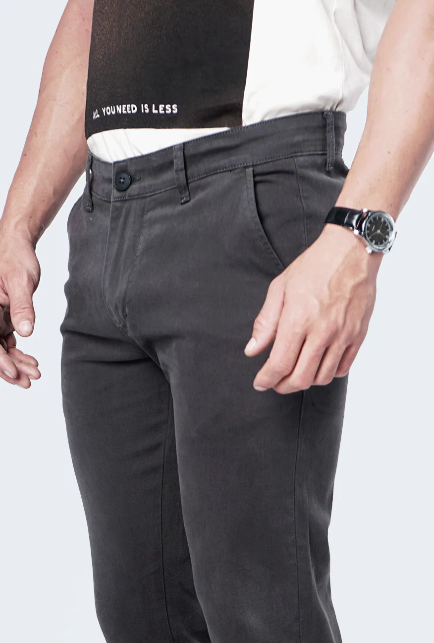 Celana Chinos H7 Series Dark Grey - Image 3