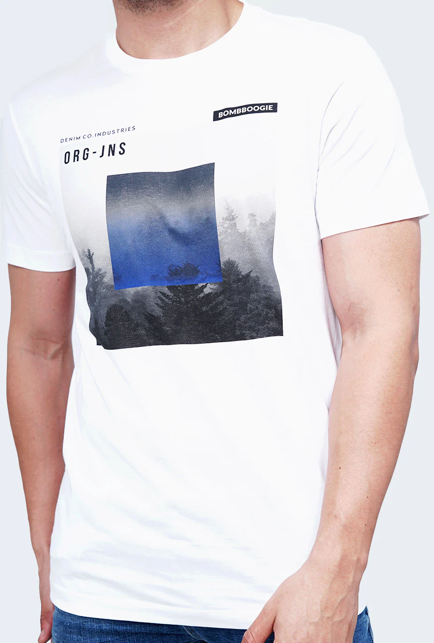 T-Shirt Lengan Pendek Claift Offwhite - Image 2