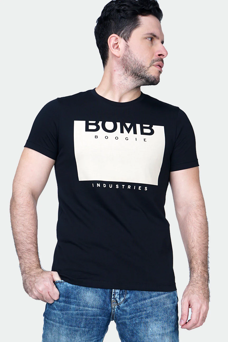 T-Shirt Lengan Pendek Conifer Black